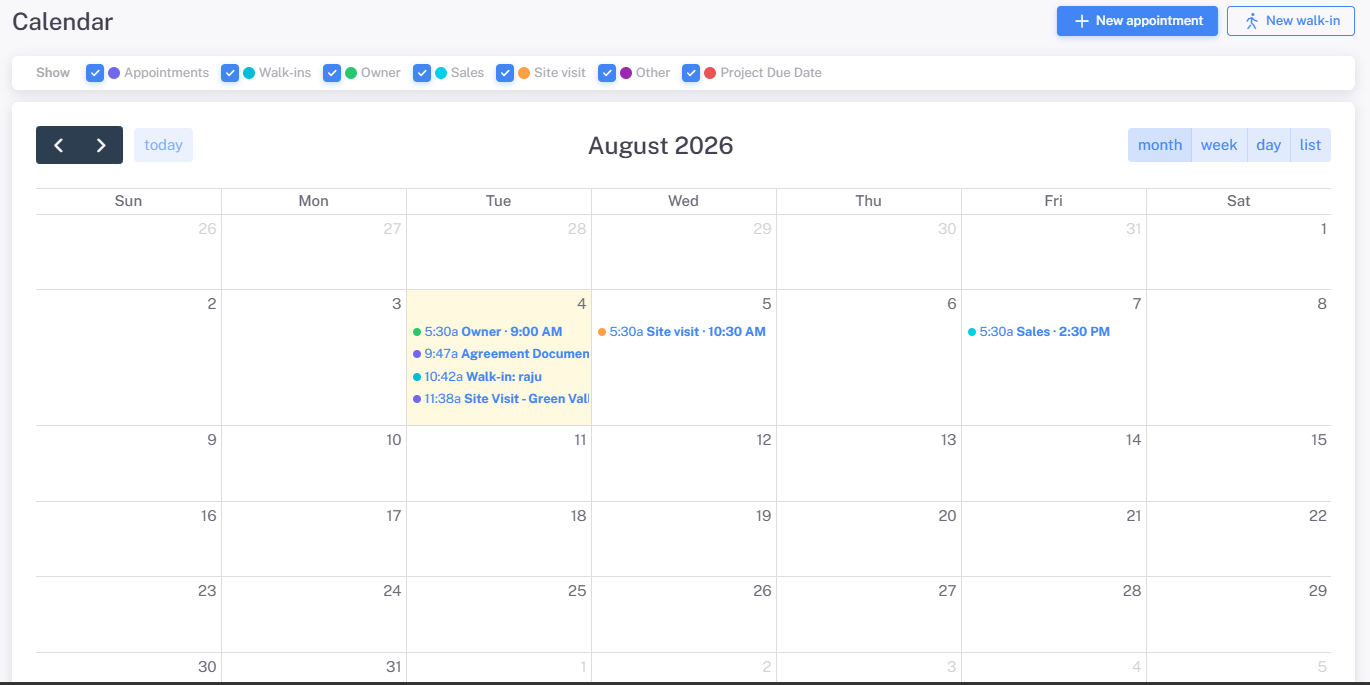 One Calendar for Everything